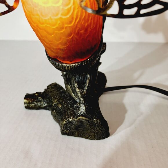Hummingbird Bedside Lamp Night Light Decorative Resin 2004 Amber Bronze *Read - Picture 9 of 16